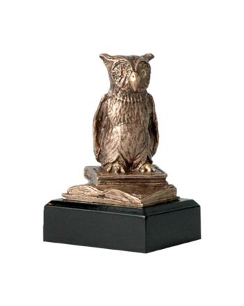 Figurka odlewana szkoła - sowa - nauka  RTY630/BR