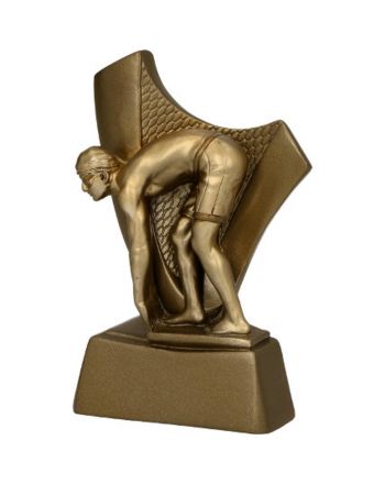 Figurka odlewana- pływanie RP4018