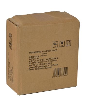 OBCIĄŻENIE BETONOWE 1,25 KG ENERO FIT fi26,5