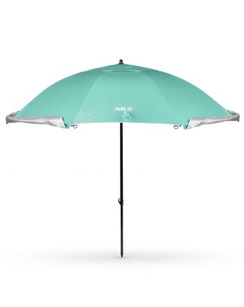 NC17114 PARASOL/PARAWAN PLAŻOWY 2W1 XXL 240 CM ZIELONY NILS