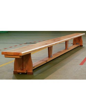 Ławka gimnastyczna 2,0  m drewniane nogi