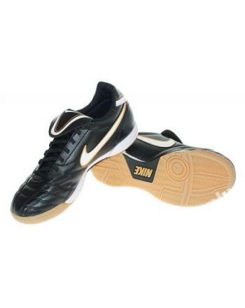 BUTY NIKE TIEMPO NATURAL JR 3 IC BLACK/WHITE-METALLIC GOLD